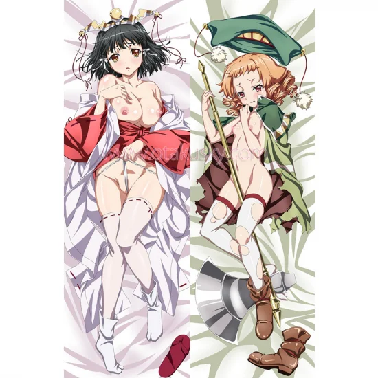 Kuroinu Dakimakura Kaguya Ruu Ruu Body Pillow Case 02