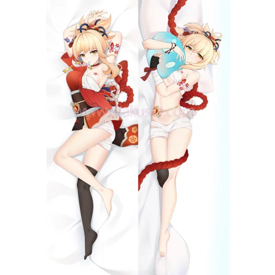 Genshin Impact Dakimakura Yoimiya Body Pillow Case 02