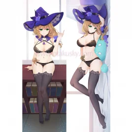 Genshin Impact Dakimakura Lisa Body Pillow Case 02