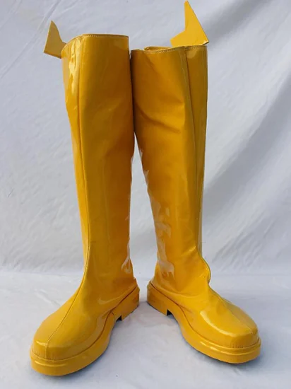 The Flash Yellow Cosplay Boots