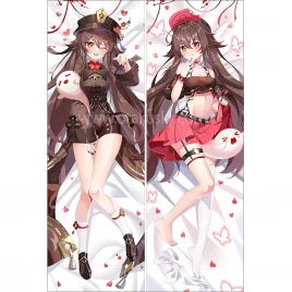 Genshin Impact Dakimakura Hu Tao Walnut Body Pillow Case 21