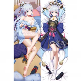 Genshin Impact Dakimakura Kamisato Ayaka Body Pillow Case 23