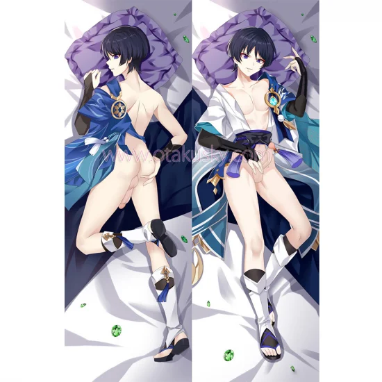 Genshin Impact Dakimakura Wanderer Body Pillow Case 07