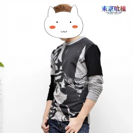 Tokyo Ghoul Toka Kirishima Full Print Pure Cotton Bottoming Shirt