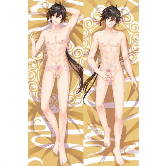 Genshin Impact Dakimakura Zhongli Body Pillow Case 09