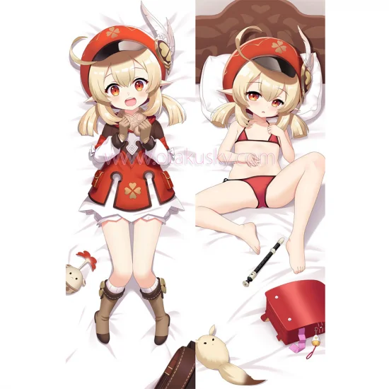 Genshin Impact Dakimakura Klee Body Pillow Case 13