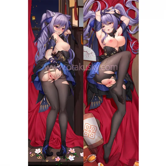 Genshin Impact Dakimakura Keqing Kokusei Body Pillow Case 30