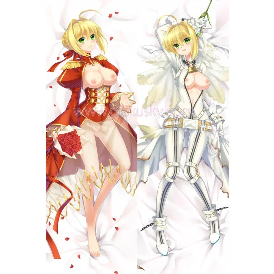 Fate/Grand Order Dakimakura Saber Nero Claudius Drusus Body Pillow Case 11