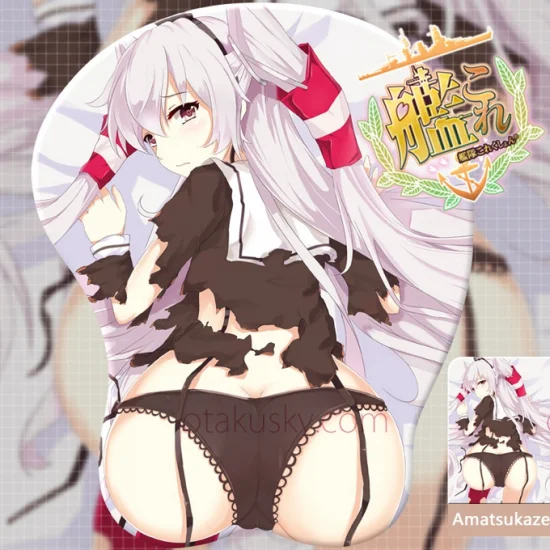 Kantai Collection Amatsukaze Anime 3D Mousepads