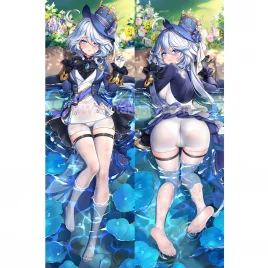 Genshin Impact Dakimakura Focalors Body Pillow Case 04