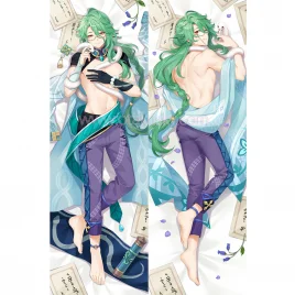 Genshin Impact Dakimakura Baizhu Body Pillow Case 02