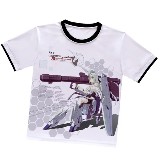 Gundam UC Unicorn White T-Shirt