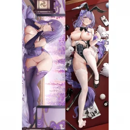 Genshin Impact Dakimakura Baal Raiden Shogun Body Pillow Case 43