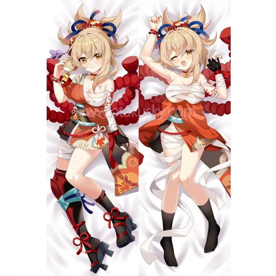 Genshin Impact Dakimakura Yoimiya Body Pillow Case 09