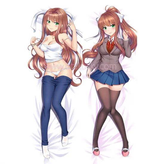 Doki Doki Literature Club! Dakimakura Monika Body Pillow Case 03