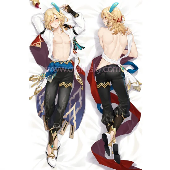 Genshin Impact Dakimakura Kaveh Body Pillow Case 02