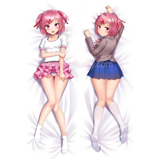 Doki Doki Literature Club! Dakimakura Monika Body Pillow Case 05