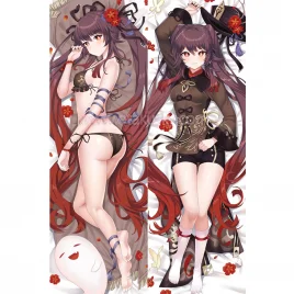 Genshin Impact Dakimakura Hu Tao Walnut Body Pillow Case 09