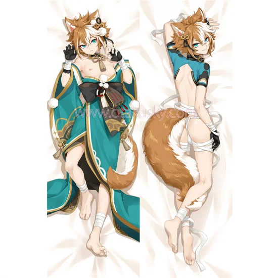 Genshin Impact Dakimakura Gorou Body Pillow Case 04