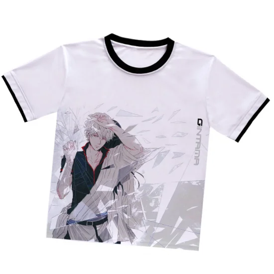 Gintama Sakata Gintoki White T-Shirt