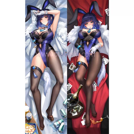 Genshin Impact Dakimakura Yelan Body Pillow Case 16