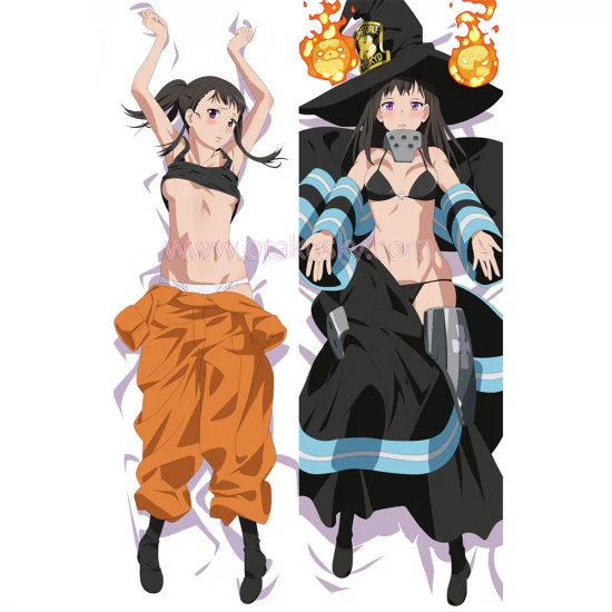 Fire Force Dakimakura Maki Oze Body Pillow Case