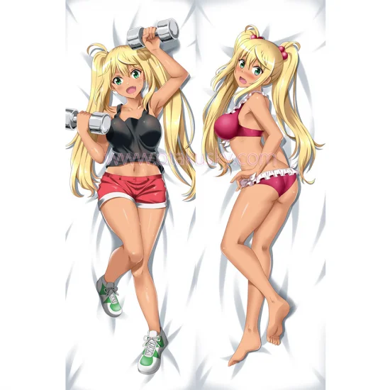 Heavy Are The Dumbbells You Lift? Dakimakura Hibiki Sakura Body Pillow Case