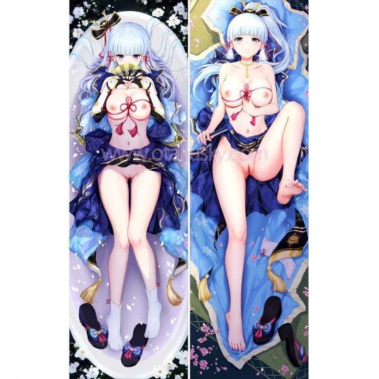 Genshin Impact Dakimakura Kamisato Ayaka Body Pillow Case 09