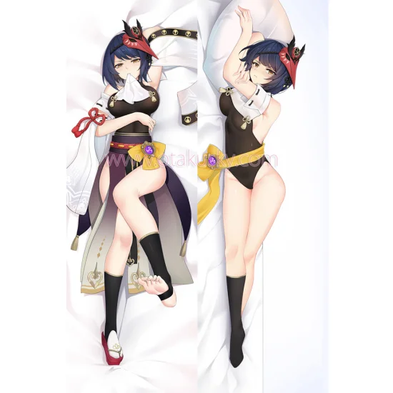 Genshin Impact Dakimakura Kujou Sara Body Pillow Case