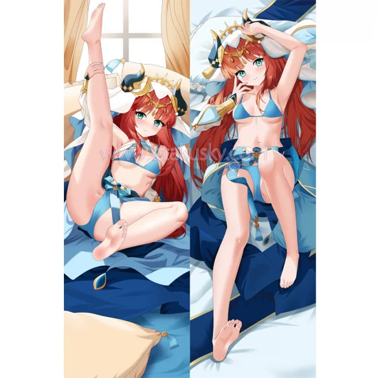 Genshin Impact Dakimakura Nilou Body Pillow Case 19