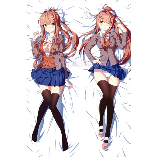 Doki Doki Literature Club! Dakimakura Monika Body Pillow Case 02