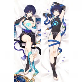 Genshin Impact Dakimakura Wanderer Body Pillow Case 05