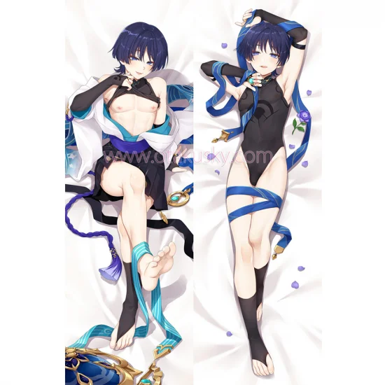 Genshin Impact Dakimakura Wanderer Body Pillow Case 04