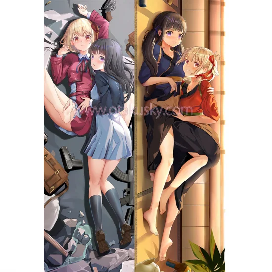 Lycoris Recoil Dakimakura Chisato Nishikigi Takina Inoue Body Pillow Case 02