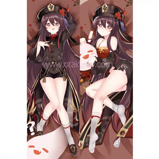 Genshin Impact Dakimakura Hu Tao Walnut Body Pillow Case 03