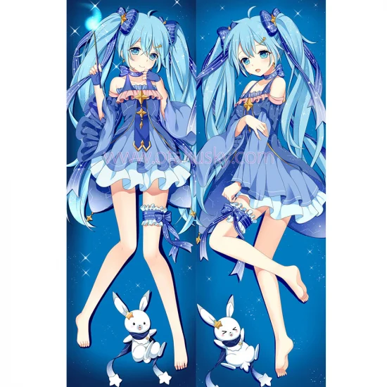 Vocaloid Dakimakura Snow Miku Body Pillow Case 07