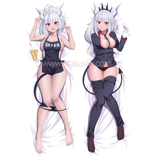 Helltaker Dakimakura Lucifer Body Pillow Case 02