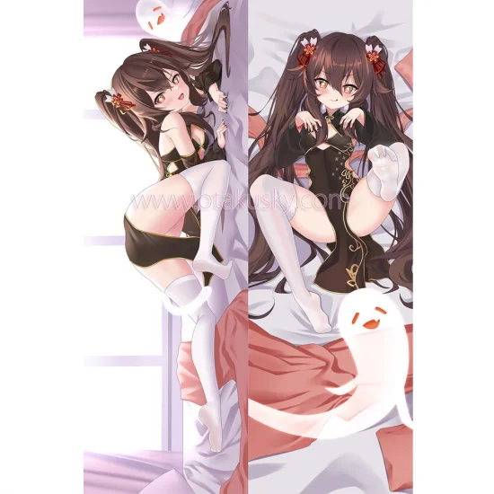 Genshin Impact Dakimakura Hu Tao Walnut Body Pillow Case 17