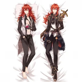 Genshin Impact Dakimakura Diluc Body Pillow Case 03