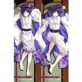 Genshin Impact Dakimakura Wanderer Body Pillow Case 09