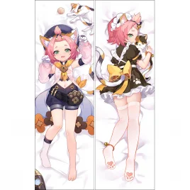 Genshin Impact Dakimakura Diona Body Pillow Case 06