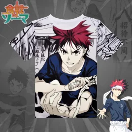 Shokugeki no Souma Souma Yukihira Anime Full Print T-Shirt