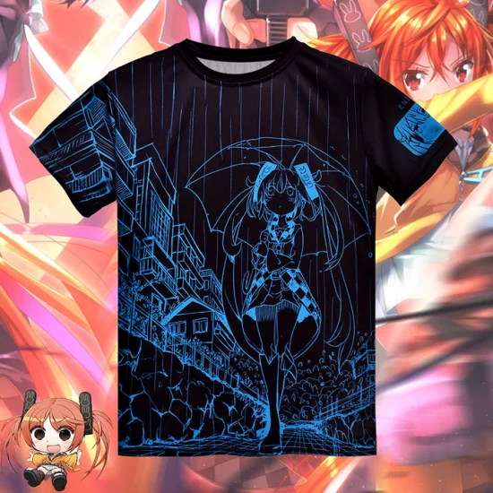 Black Bullet Enju Aihara Full Print T-Shirt