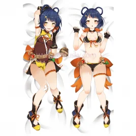 Genshin Impact Dakimakura Xiangling Body Pillow Case 03