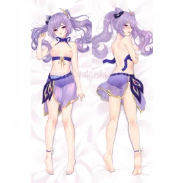 Genshin Impact Dakimakura Keqing Kokusei Body Pillow Case 34