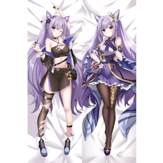 Genshin Impact Dakimakura Keqing Kokusei Body Pillow Case 22