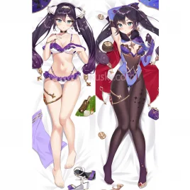 Genshin Impact Dakimakura Keqing Kokusei Body Pillow Case 09