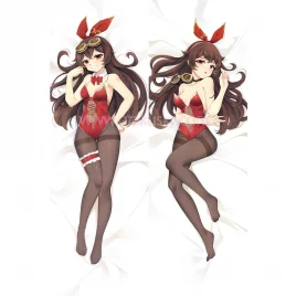 Genshin Impact Dakimakura Amber Body Pillow Case 03