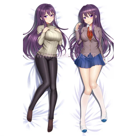 Doki Doki Literature Club! Dakimakura Monika Body Pillow Case 04