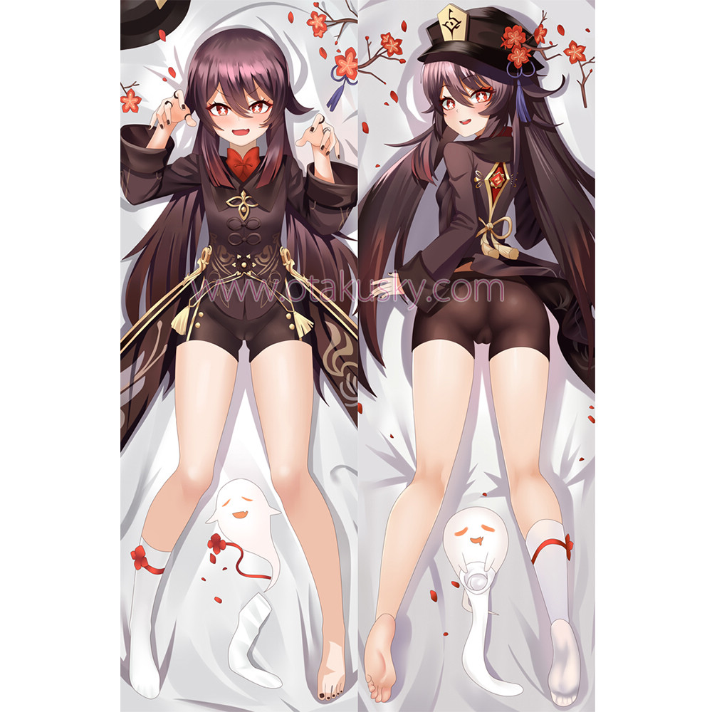 Genshin Impact Dakimakura Hu Tao Walnut Body Pillow Case 06